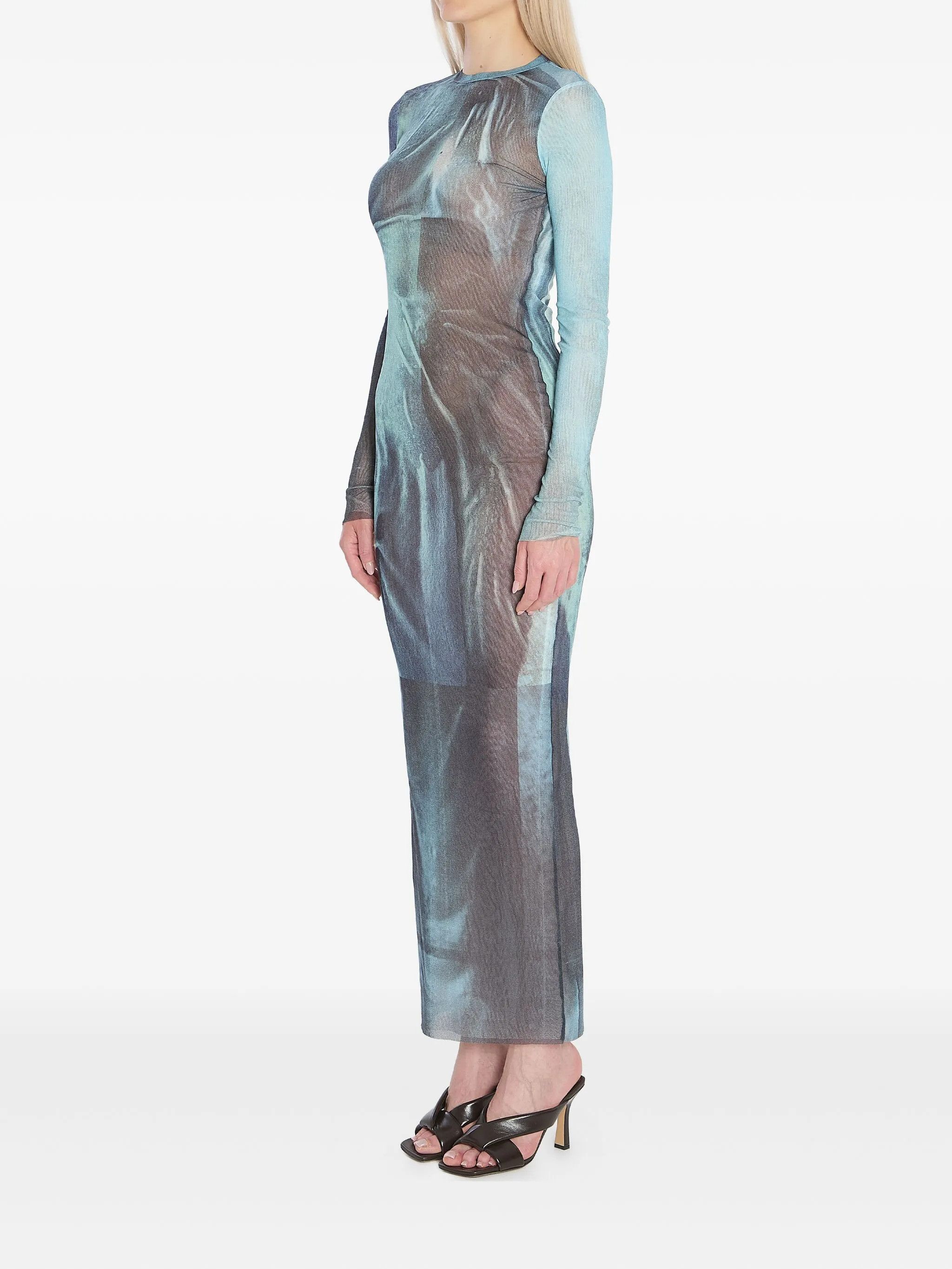 Jean Paul Gaultier water-print maxi dress Size XS / US 0-2 / IT 36-38 - 3 Thumbnail