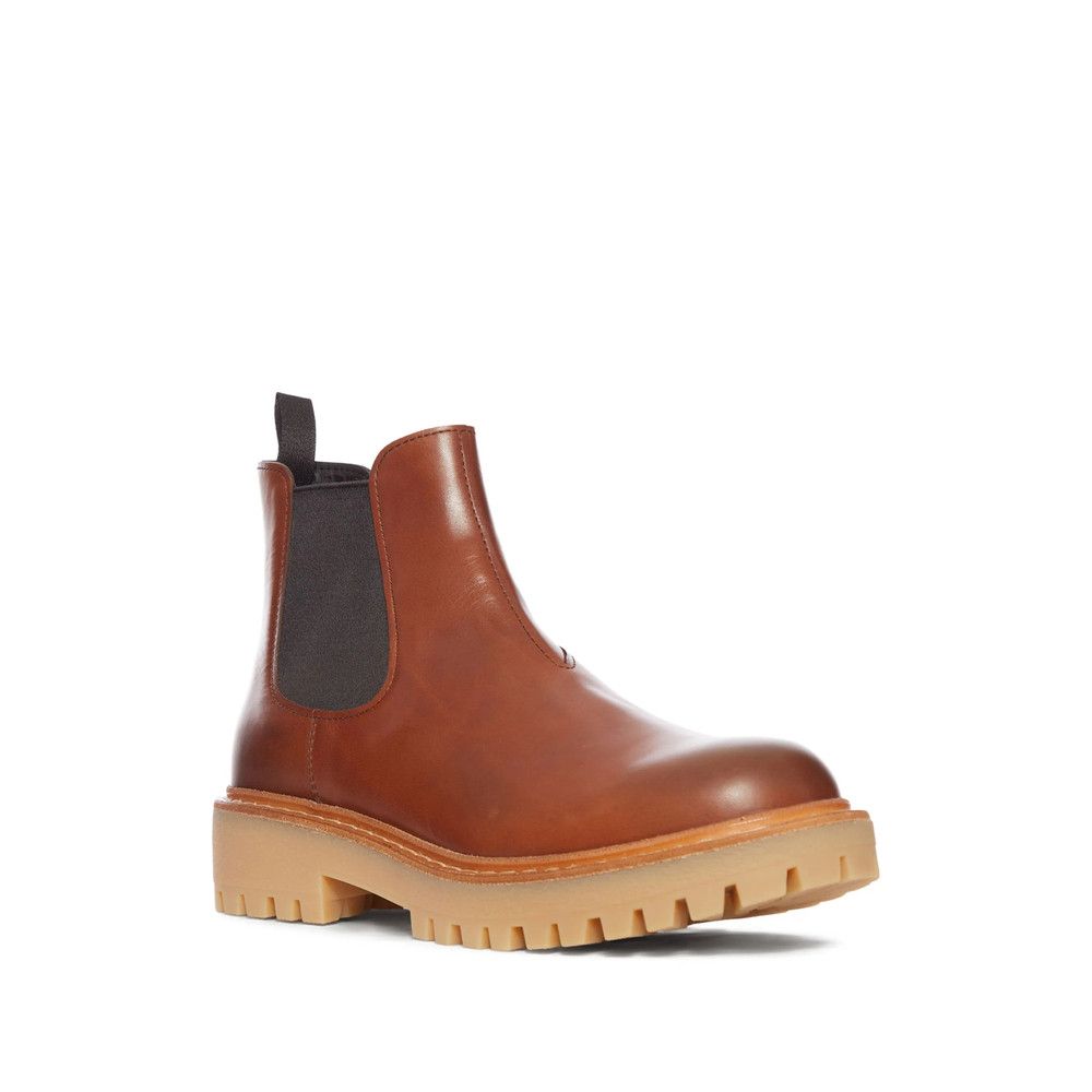 Prada SMOOTH CALF LEATHER ANKLE BOOTS Size US 10 / EU 43 - 2 Thumbnail