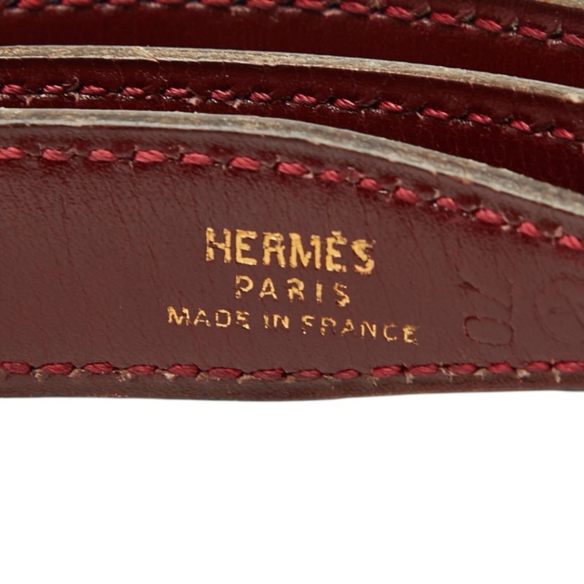 Hermes Hermes Reversible Belt, Size: 70, Navy/Red Leather, Women's Size ONE SIZE - 5 Thumbnail