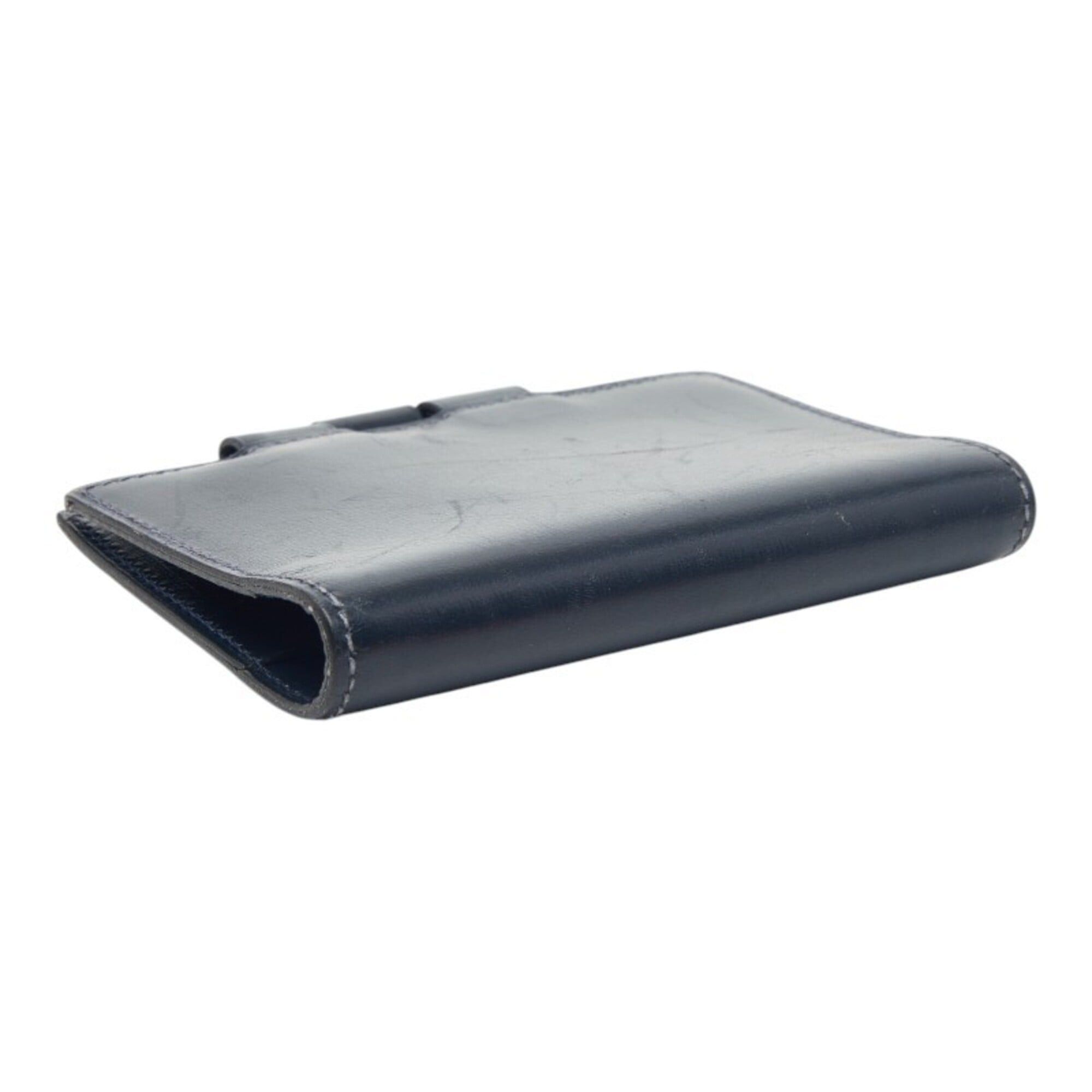 Hermes Hermes Agenda PM Planner Cover, System Planner, Navy Box Calf Leather, Women's HERMES Size ONE SIZE - 3 Thumbnail