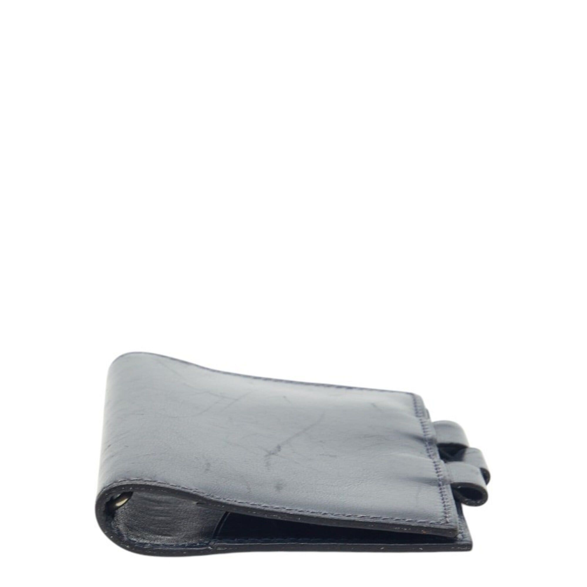 Hermes Hermes Agenda PM Planner Cover, System Planner, Navy Box Calf Leather, Women's HERMES Size ONE SIZE - 4 Thumbnail