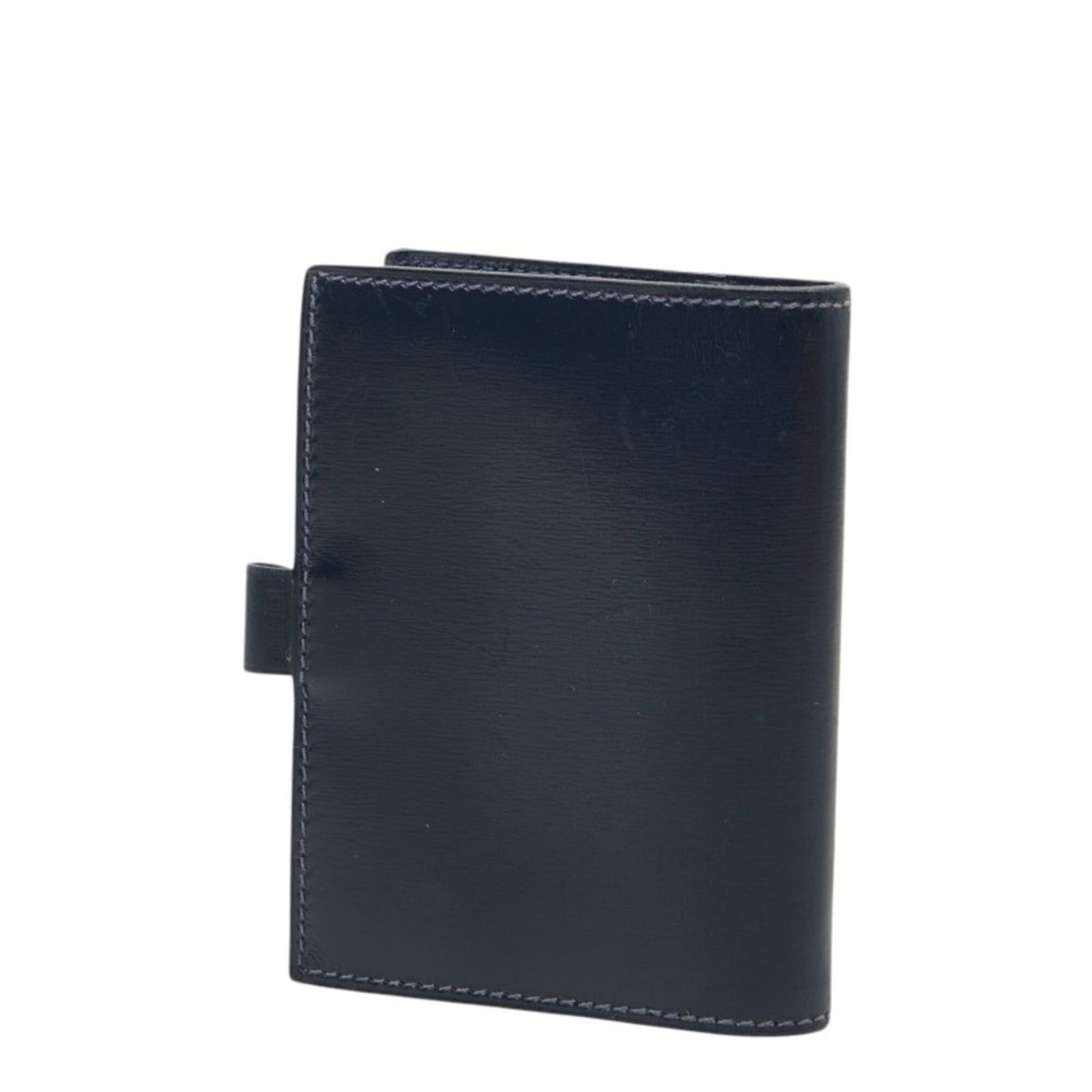 Hermes Hermes Agenda PM Planner Cover, System Planner, Navy Box Calf Leather, Women's HERMES Size ONE SIZE - 2 Thumbnail