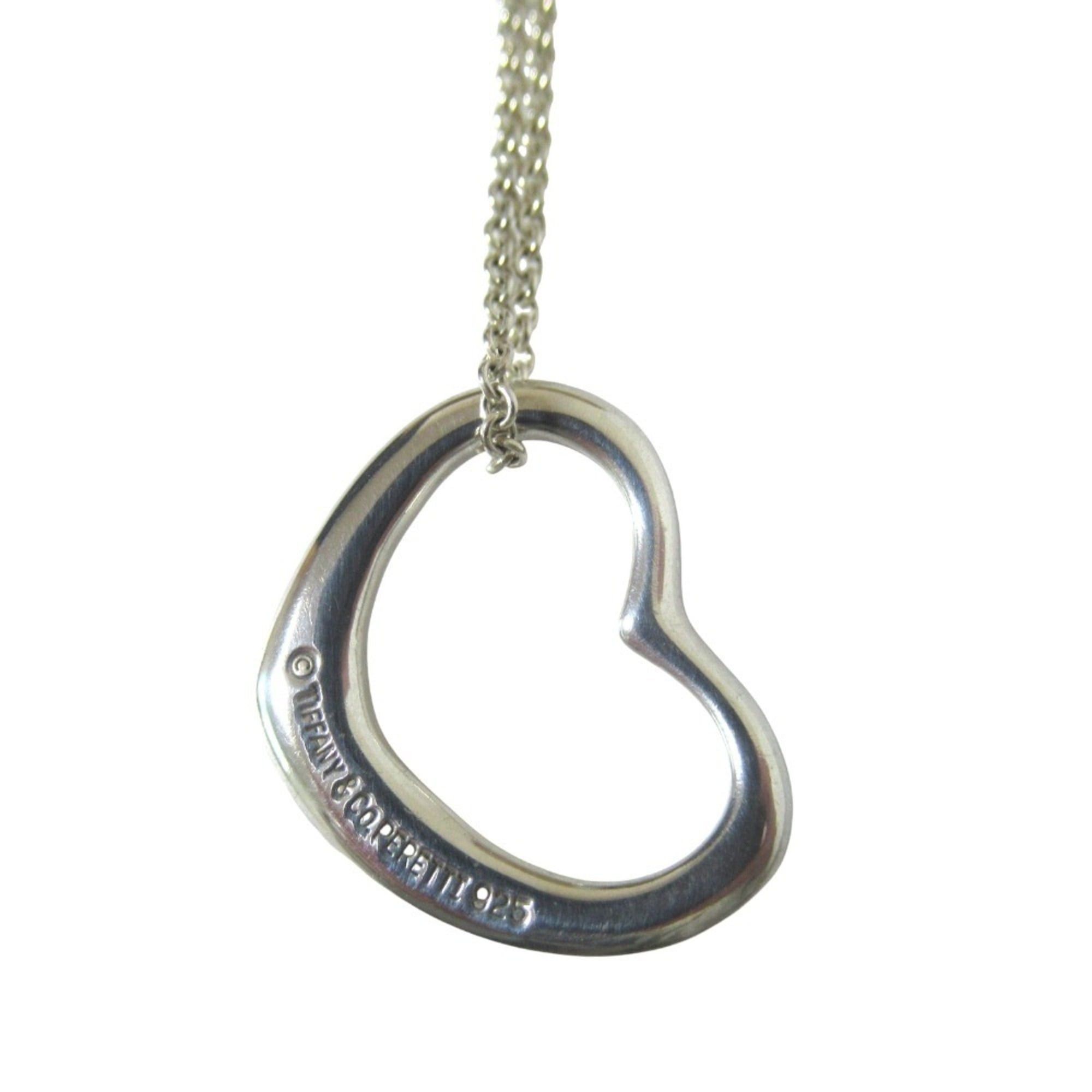 Tiffany & Co. Tiffany & Co. Elsa Peretti Open Heart Necklace Pendant, 925 Sterling Silver, Women's Size ONE SIZE - 2 Thumbnail