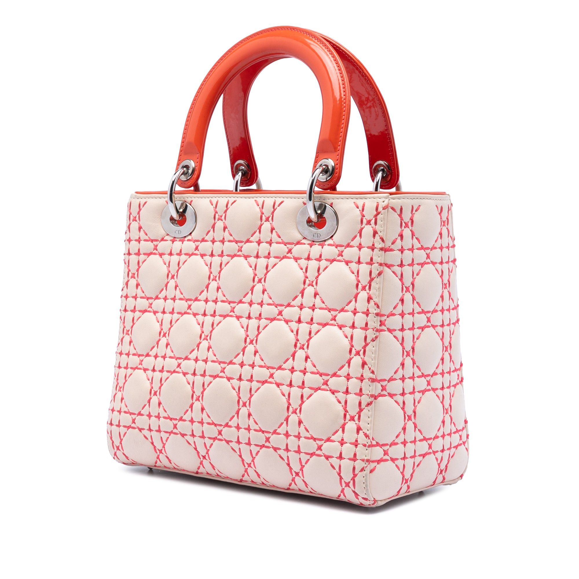 Dior Medium Lambskin Cannage Stitched Lady Dior Size ONE SIZE - 2 Thumbnail