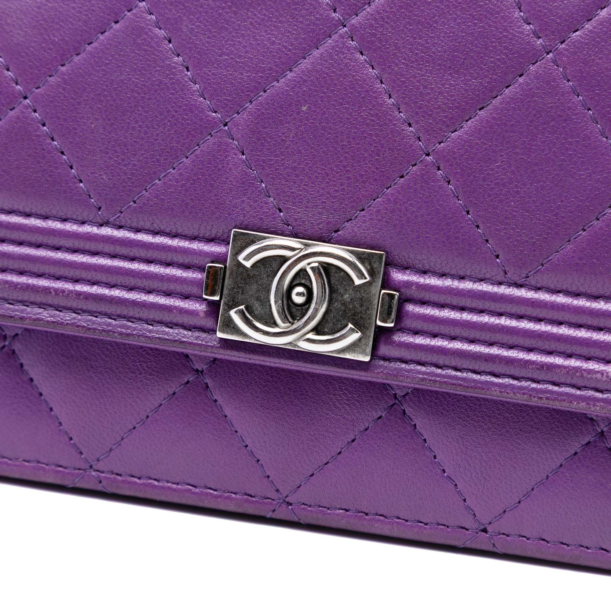 Chanel Quilted Lambskin Boy Wallet on Chain Size ONE SIZE - 5 Thumbnail