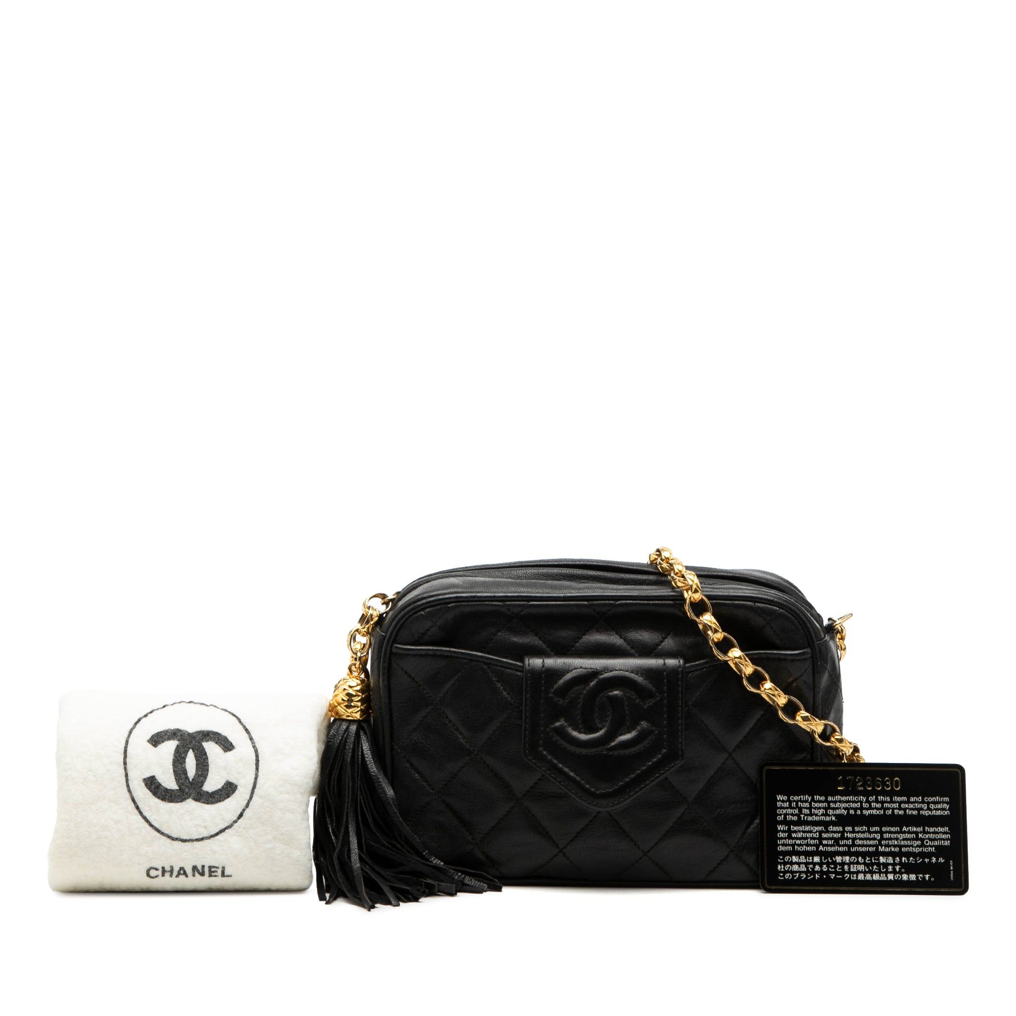 Chanel CC Quilted Lambskin Tassel Camera Bag Size ONE SIZE - 8 Thumbnail