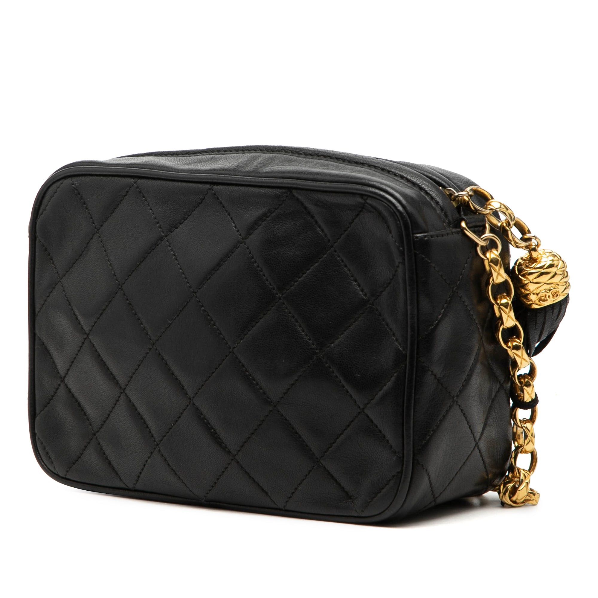 Chanel CC Quilted Lambskin Tassel Camera Bag Size ONE SIZE - 2 Thumbnail