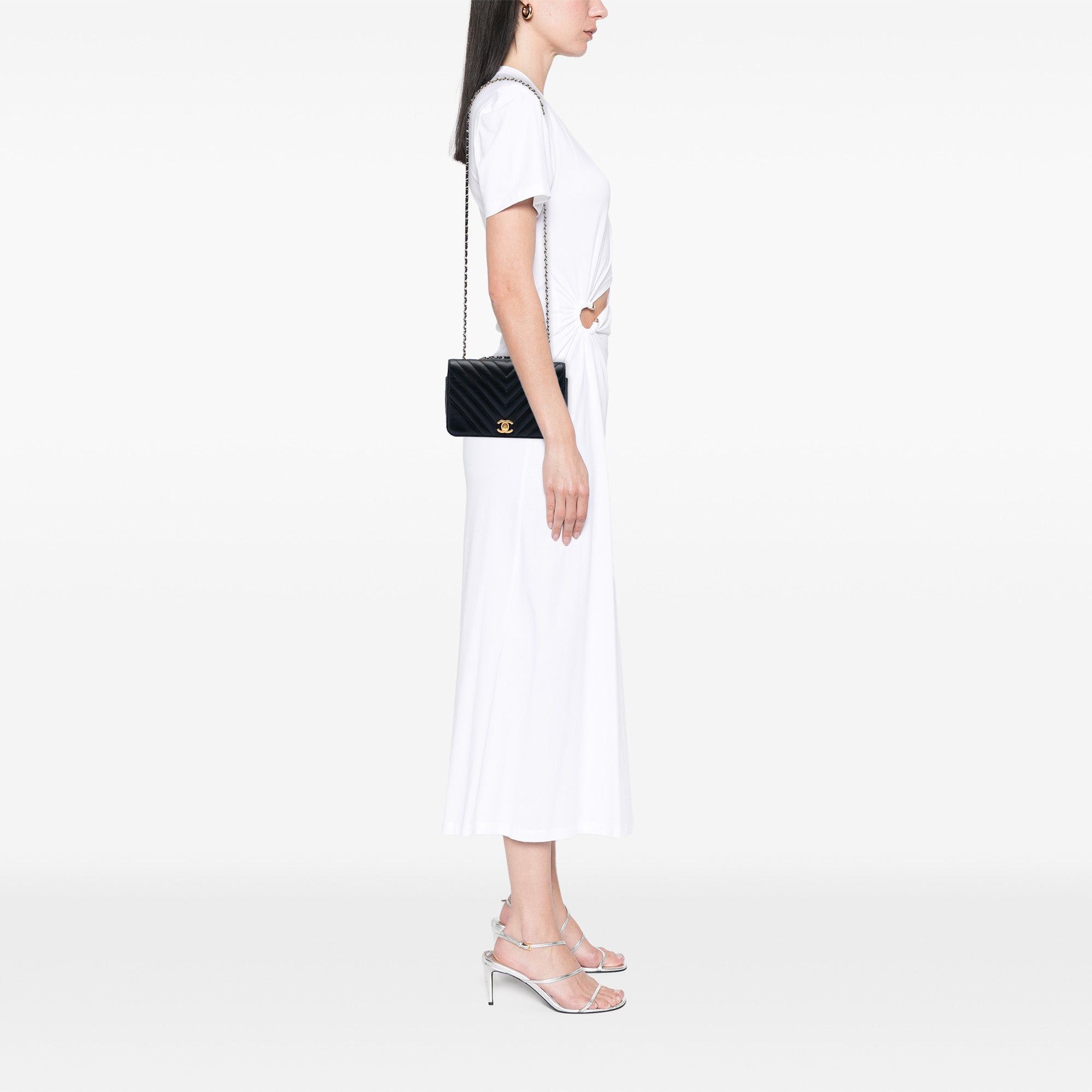 Chanel Mini Chevron Calfskin Statement Flap Size ONE SIZE - 7 Thumbnail