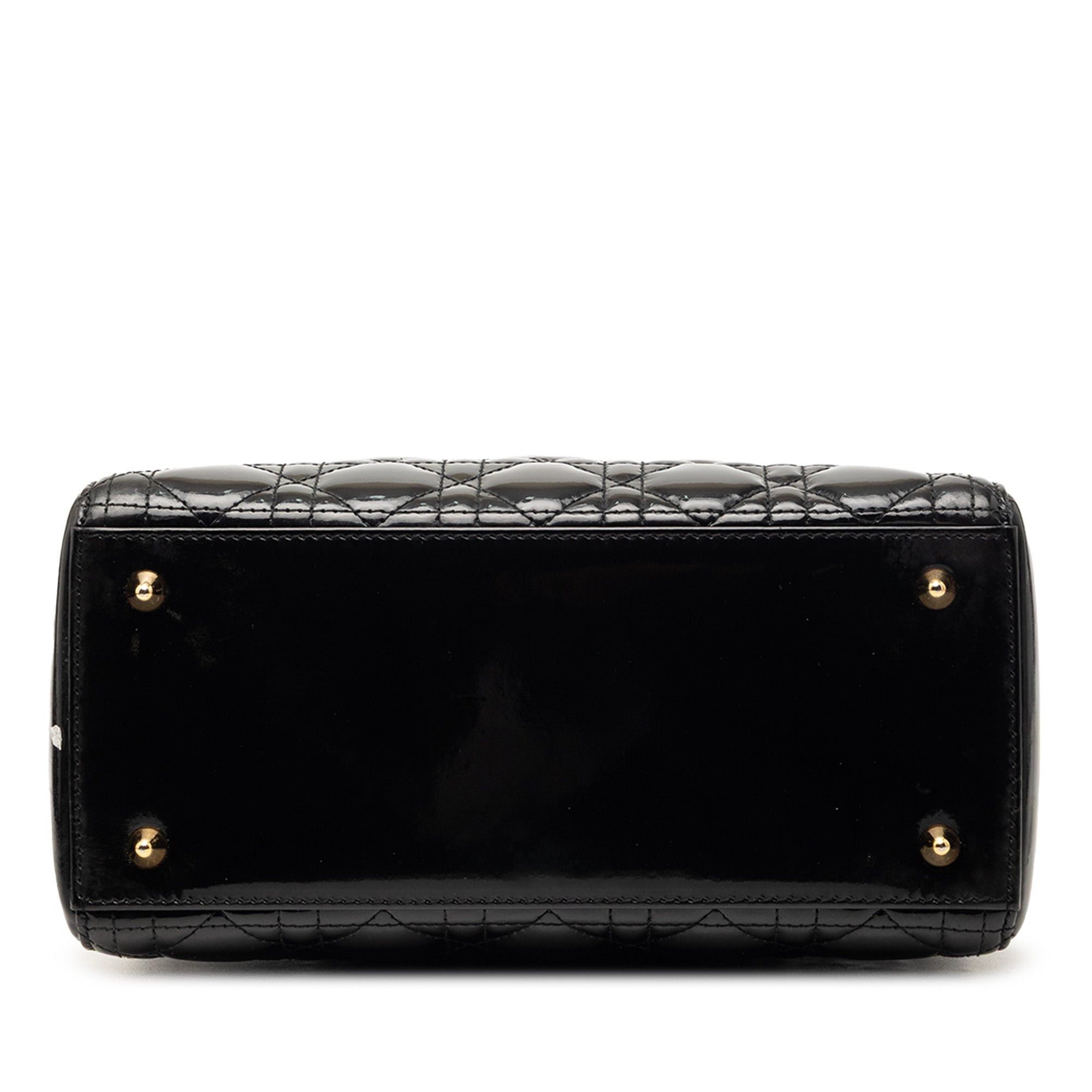 Dior Medium Patent Cannage Lady Dior Size ONE SIZE - 3 Thumbnail