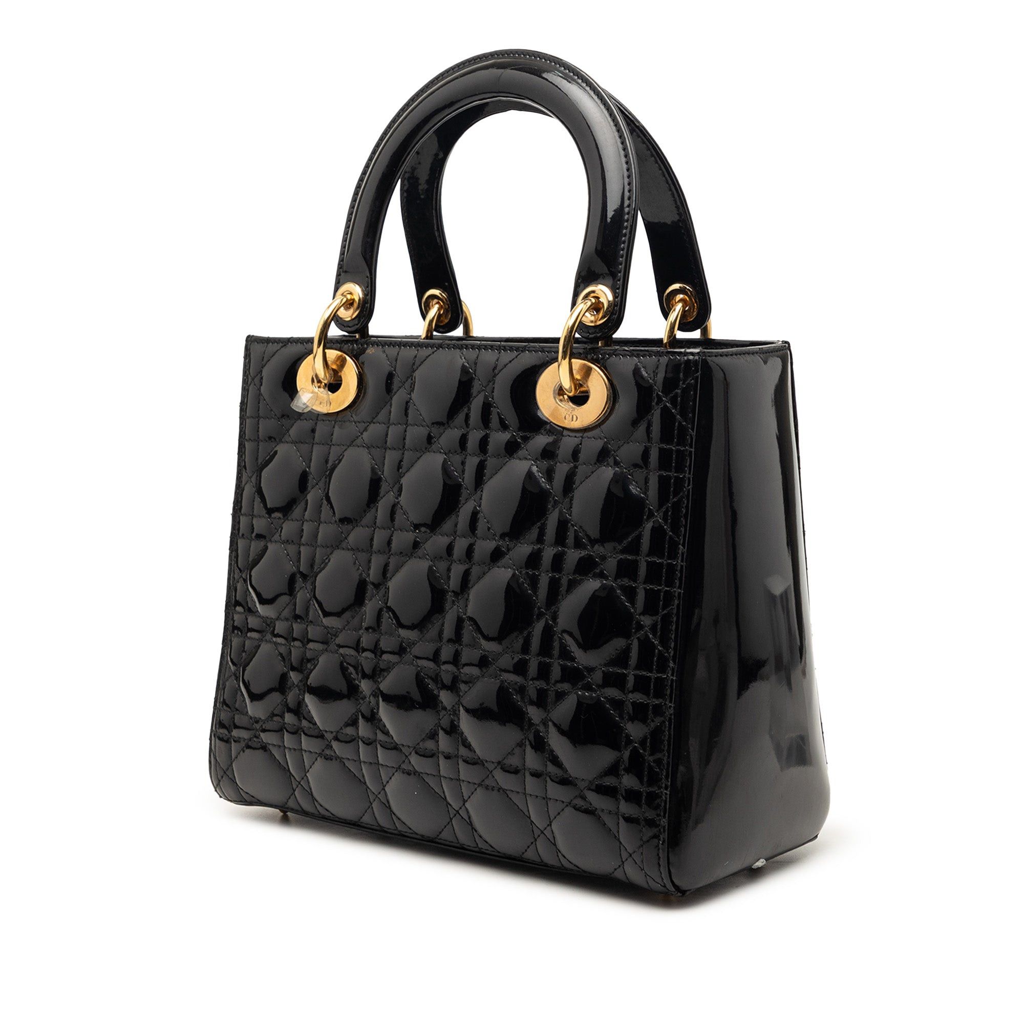 Dior Medium Patent Cannage Lady Dior Size ONE SIZE - 2 Thumbnail