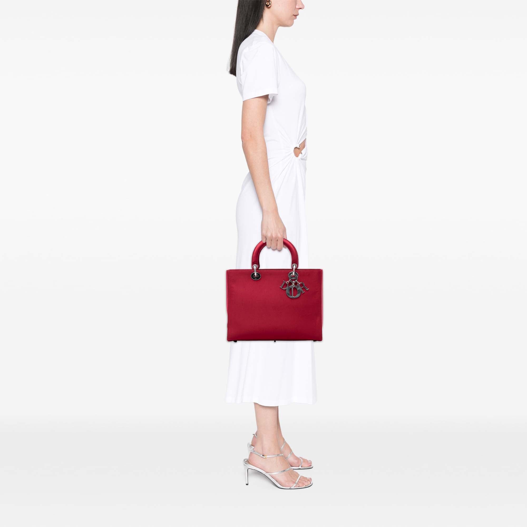 Dior Large Satin Lady Dior Size ONE SIZE - 7 Thumbnail