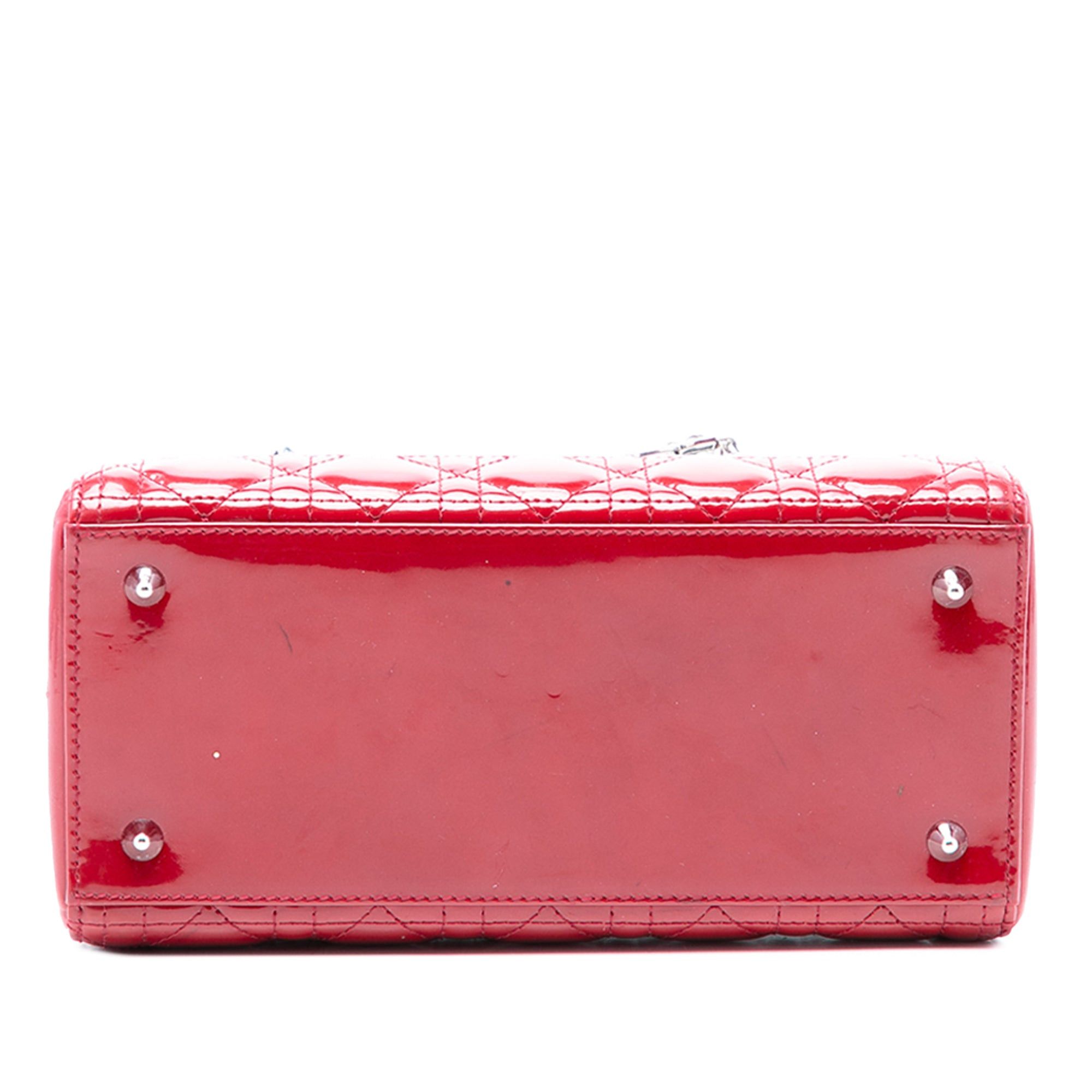 Dior Medium Patent Cannage Lady Dior Size ONE SIZE - 3 Thumbnail