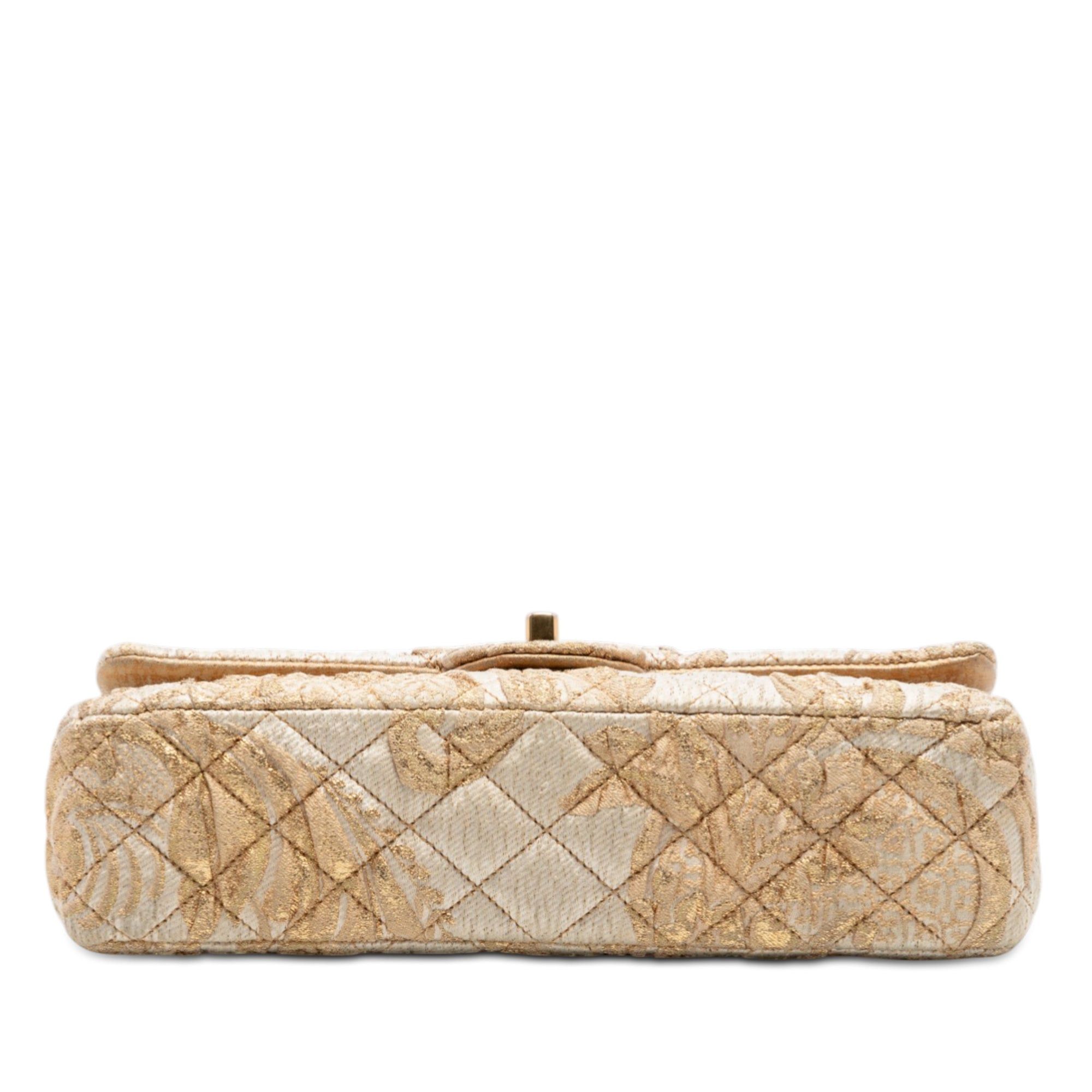Chanel Medium Classic Embroidered Canvas Double Flap Size ONE SIZE - 3 Thumbnail