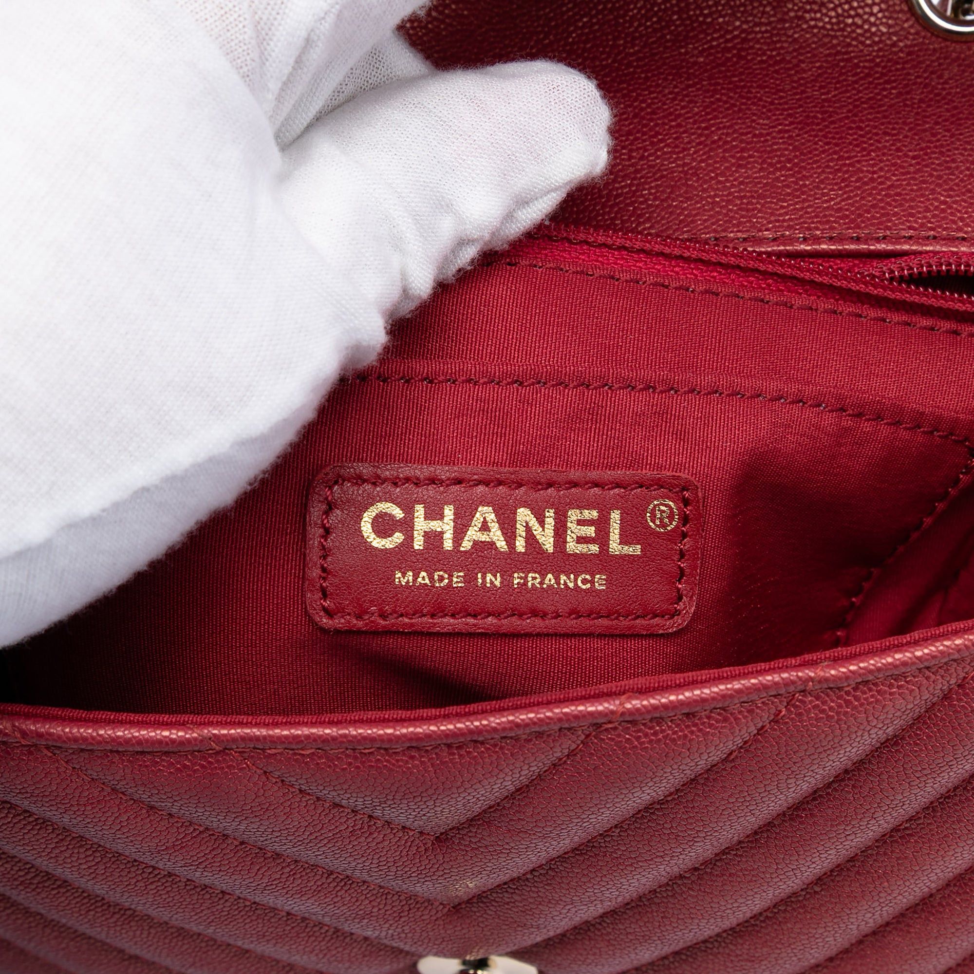 Chanel Small Chevron Caviar Statement Flap Size ONE SIZE - 5 Thumbnail