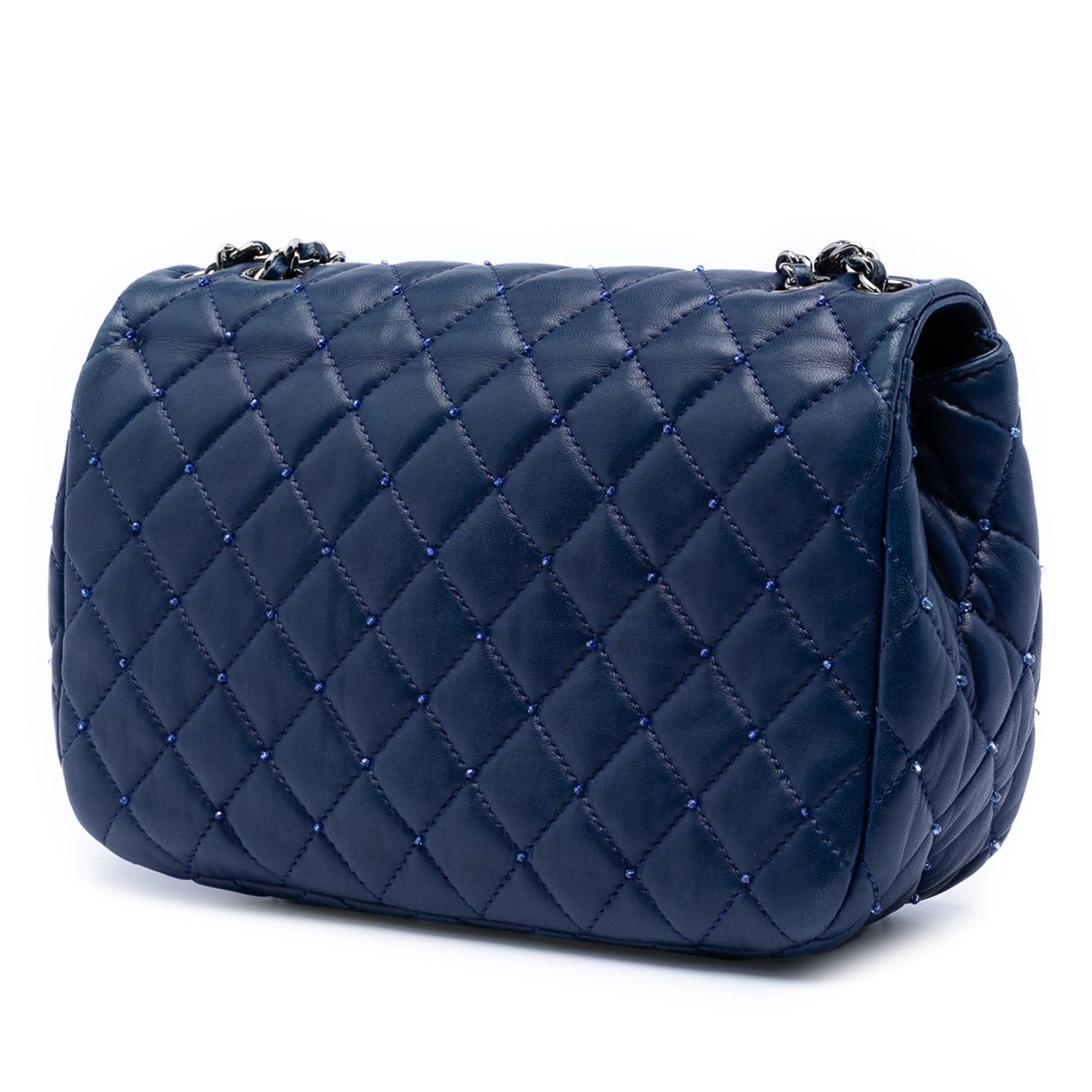 Chanel Small Quilted Lambskin Beaded Single Flap Size ONE SIZE - 2 Thumbnail