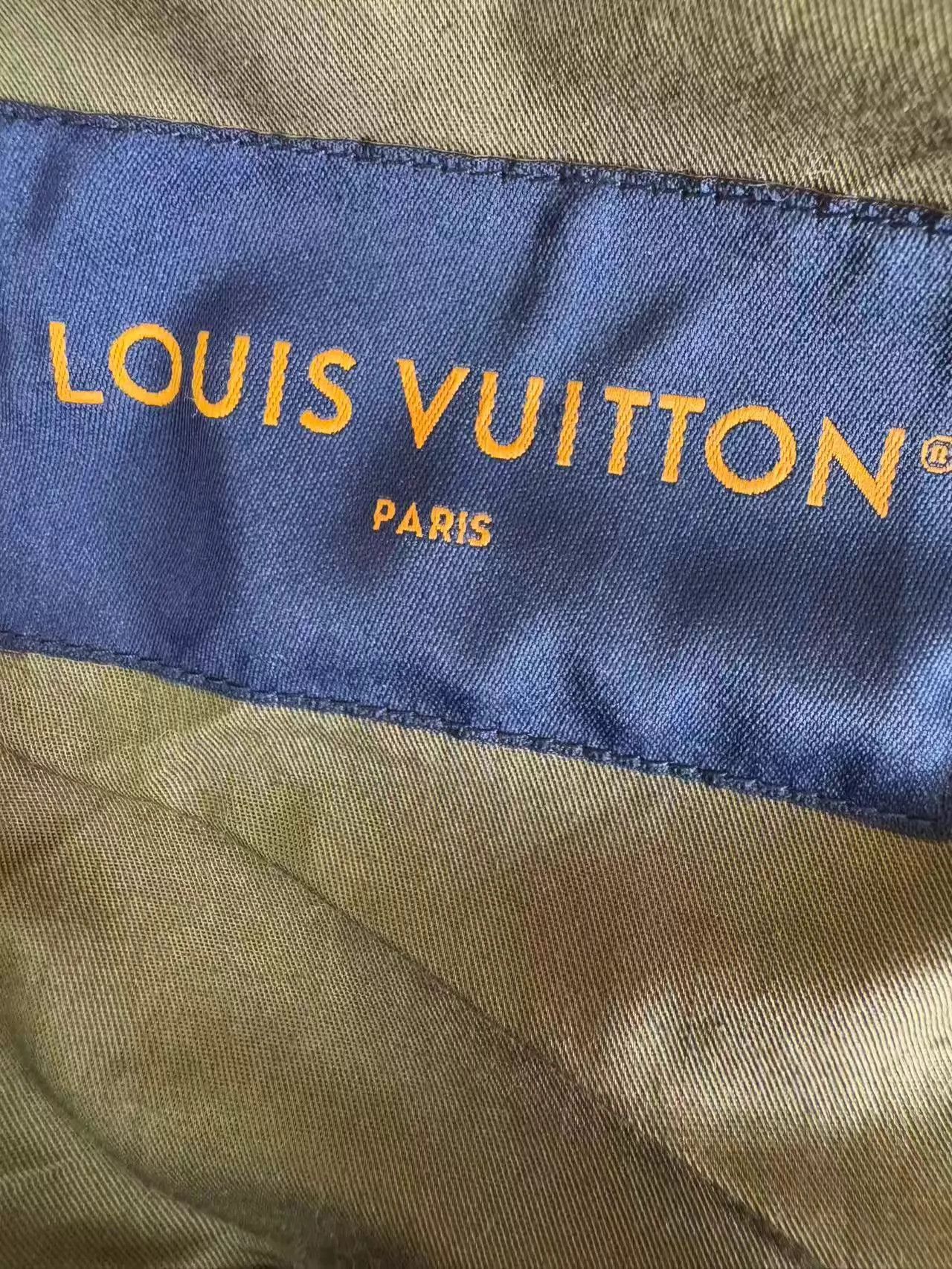 Louis Vuitton Green Utility Jacket with Studded Back Design Size L Size US L / EU 52-54 / 3 - 4 Thumbnail