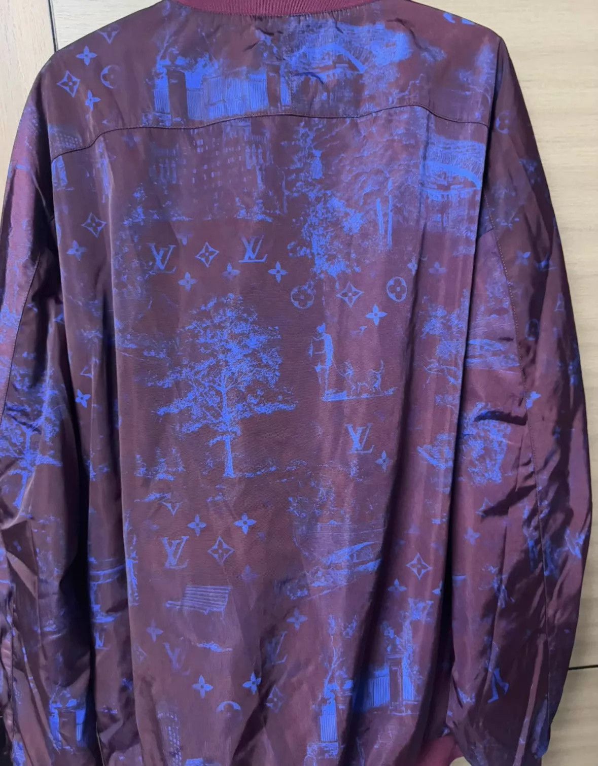 Louis Vuitton Purple Printed Long Sleeve Light Jacket Size US M / EU 48-50 / 2 - 3 Thumbnail