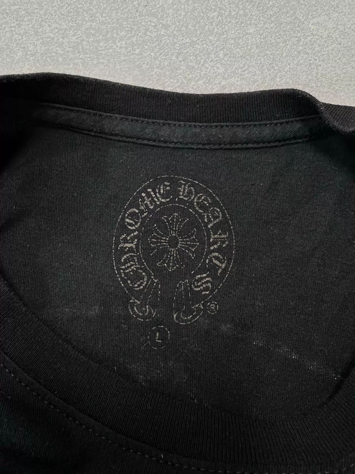 Chrome Hearts Black Long Sleeve Shirt with Tongue & Wing Graphics Size US L / EU 52-54 / 3 - 3 Thumbnail