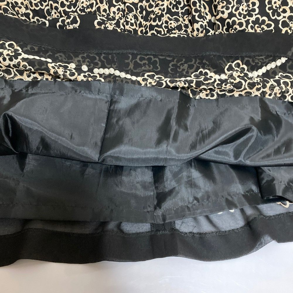 Other Other INGEBORG Camellia Print Chiffon Skirt Textile Skirts P023XFS01 DUTY FREE for USA Size ONE SIZE - 5 Thumbnail