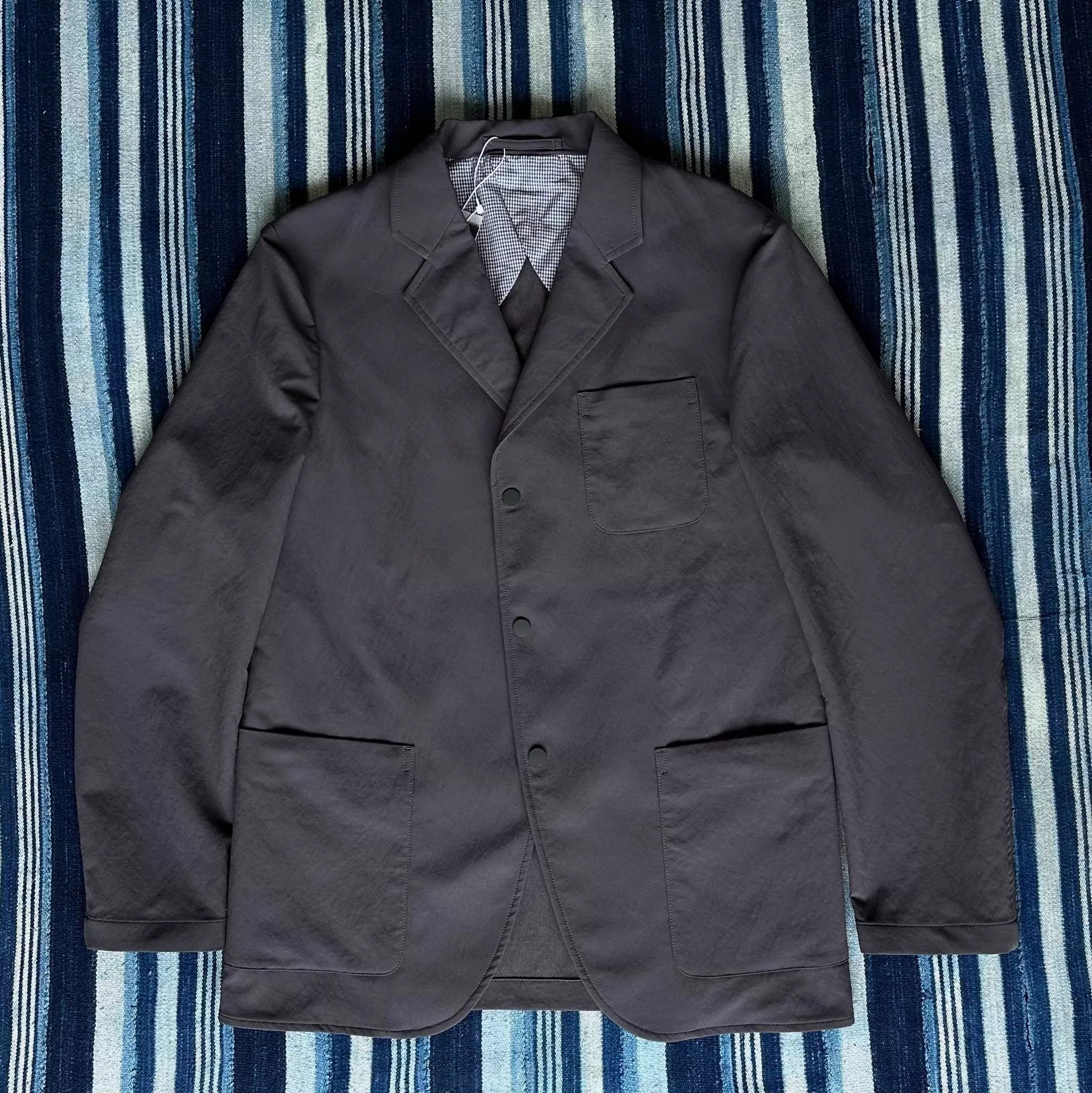 Nanamica Blue Button-Front Light Jacket Size L Size US L / EU 52-54 / 3 - 4 Thumbnail