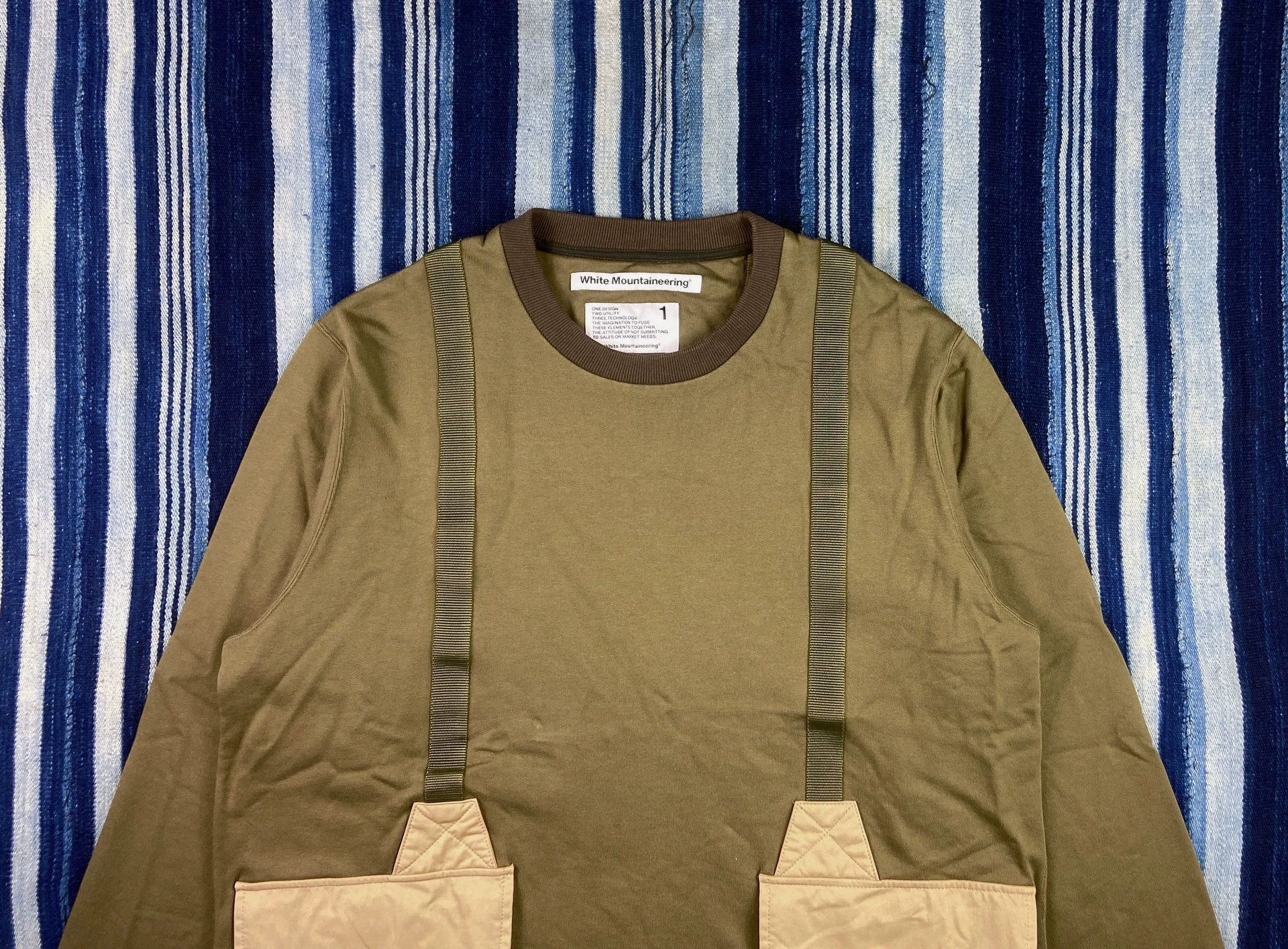 White Mountaineering Green Long Sleeve Utility Top with Pockets - Size S Size US S / EU 44-46 / 1 - 5 Thumbnail
