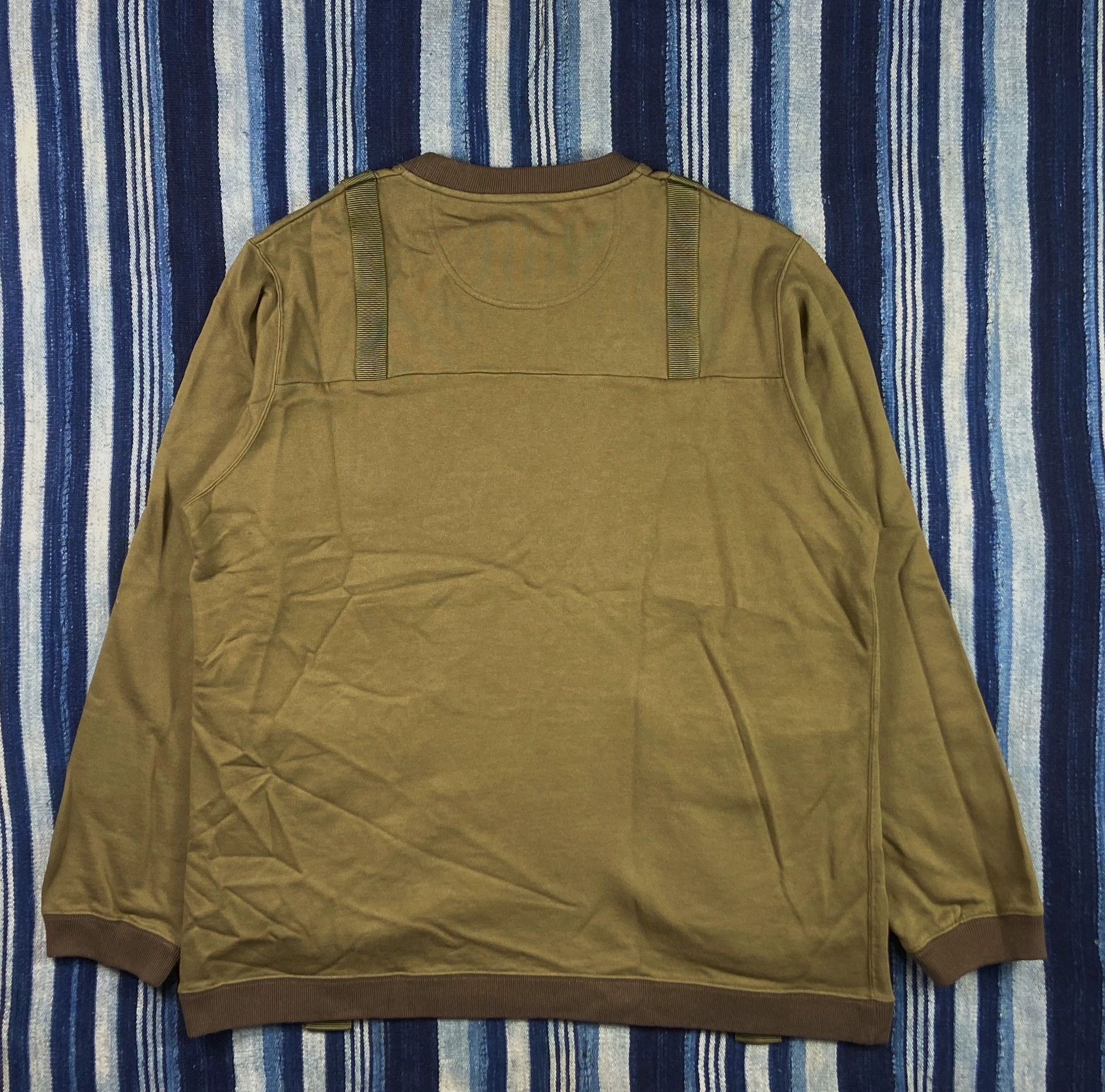 White Mountaineering Green Long Sleeve Utility Top with Pockets - Size S Size US S / EU 44-46 / 1 - 7 Thumbnail