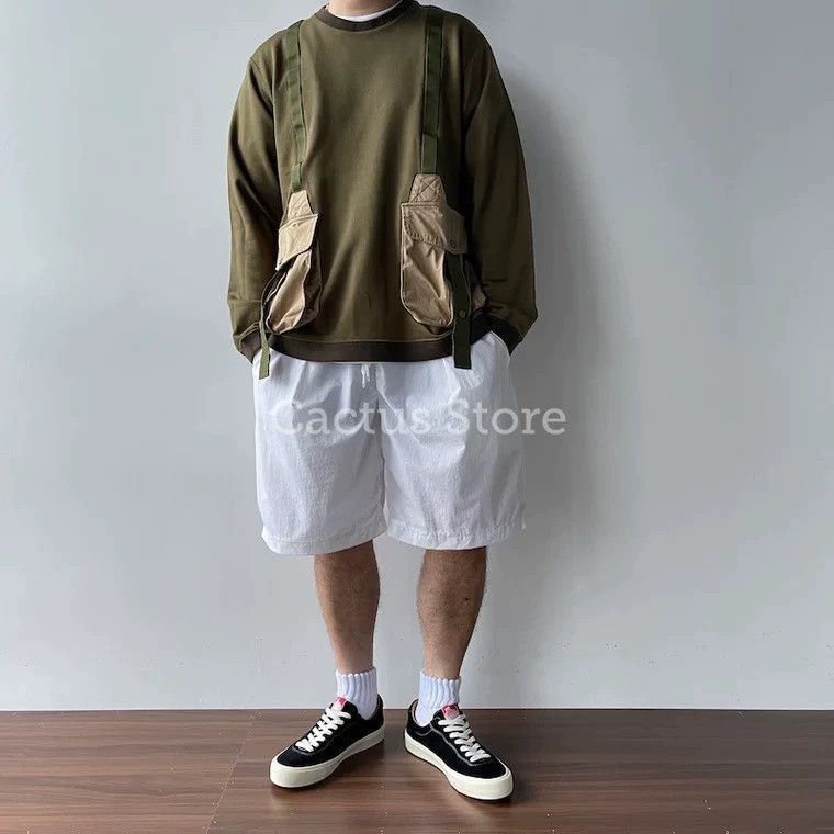 White Mountaineering Green Long Sleeve Utility Top with Pockets - Size S Size US S / EU 44-46 / 1 - 2 Thumbnail