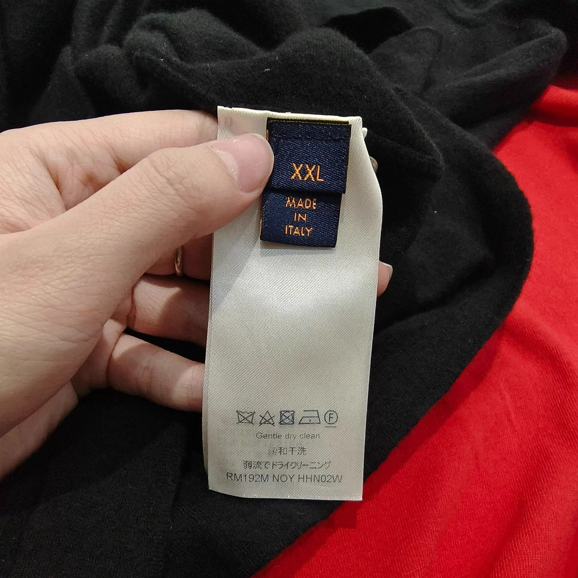 Louis Vuitton Black Short Sleeve Graphic T-Shirt with Stripes Size US XXL / EU 58 / 5 - 4 Thumbnail