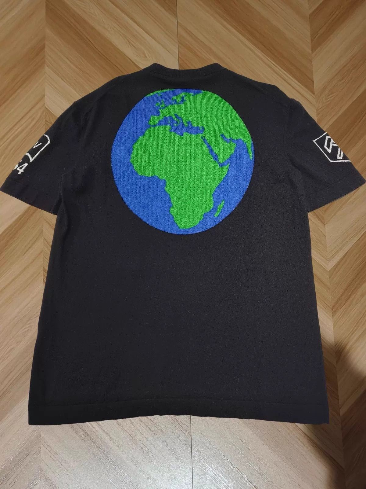 Louis Vuitton Black Short Sleeve Graphic T-Shirt with Stripes Size US XXL / EU 58 / 5 - 2 Thumbnail