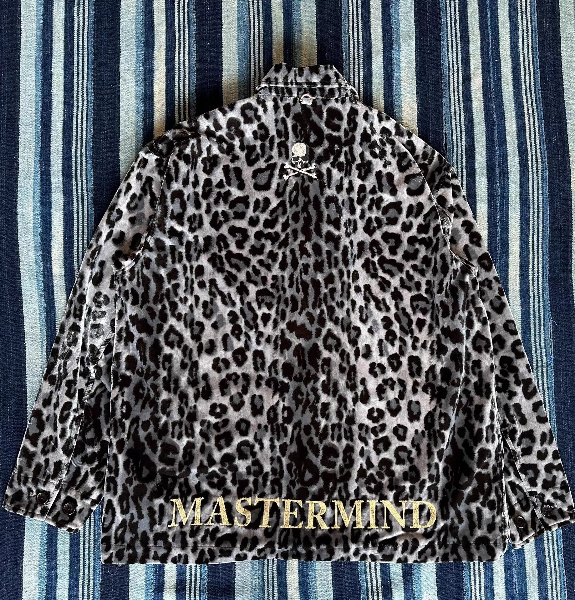 Mastermind Japan Leopard Print Button-Up Jacket Size M Size US M / EU 48-50 / 2 - 2 Thumbnail