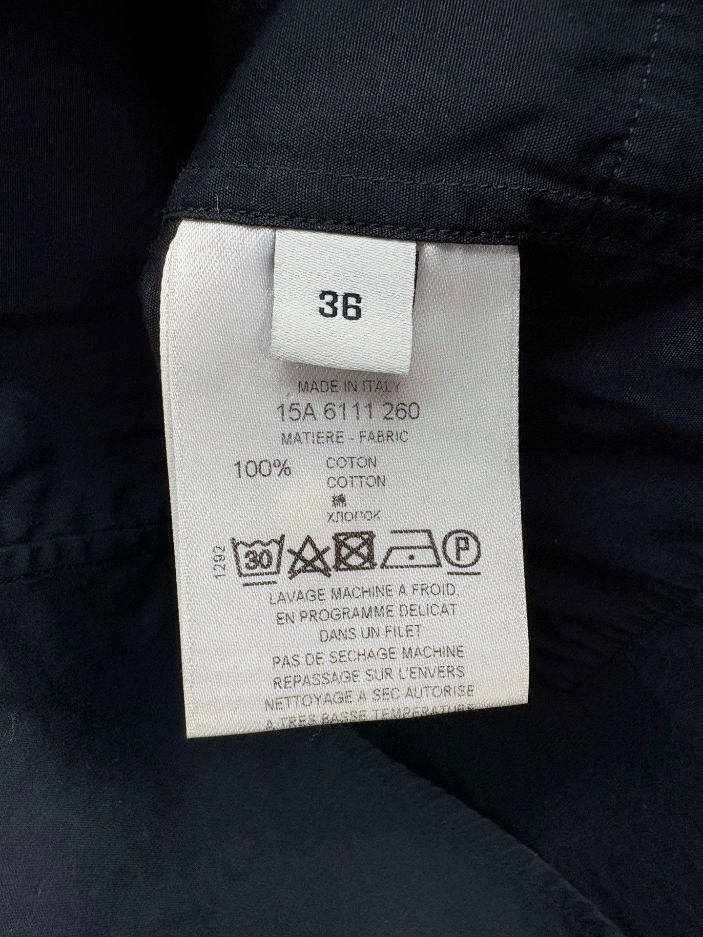 Givenchy GIVENCHY Black White Colorblock Long Sleeve Shirt Size XS / US 0-2 / IT 36-38 - 4 Thumbnail