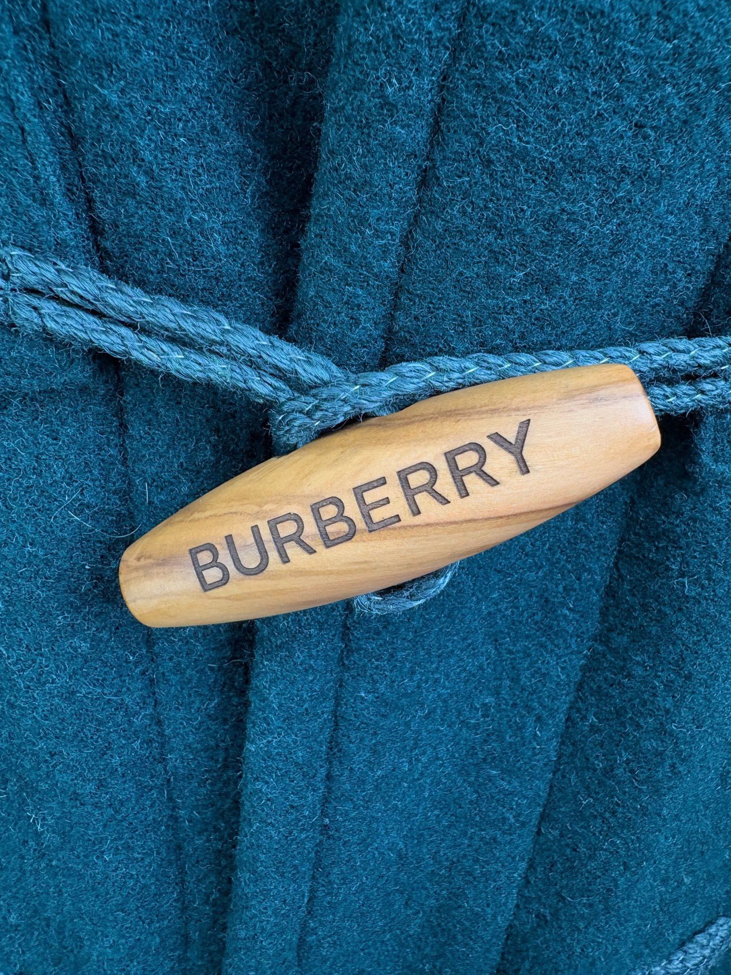 Burberry Burberry New Striped Toggle Coat Size US L / EU 52-54 / 3 - 3 Thumbnail