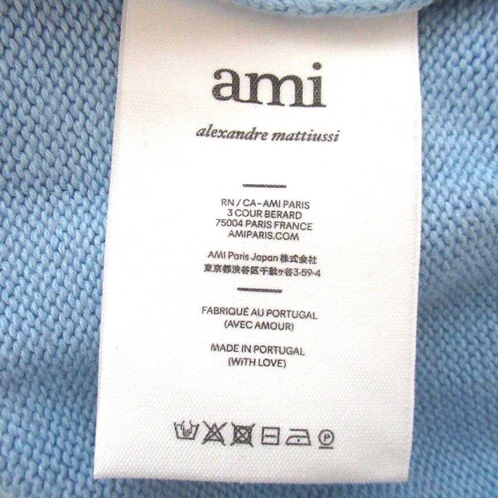 AMI Ami AMI PARIS Heart Embroidery Wool Sweater Textile Tops UKS008016 DUTY FREE for USA Size ONE SIZE - 7 Thumbnail