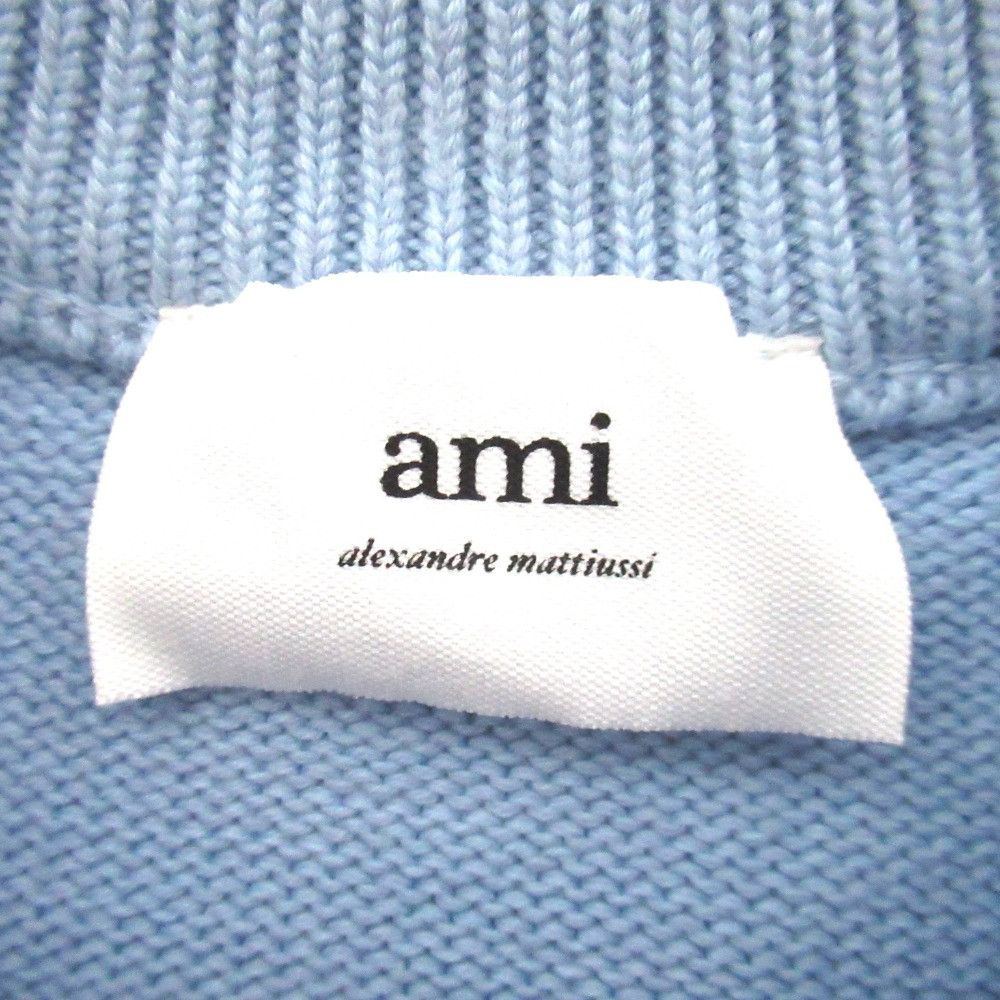 AMI Ami AMI PARIS Heart Embroidery Wool Sweater Textile Tops UKS008016 DUTY FREE for USA Size ONE SIZE - 6 Thumbnail
