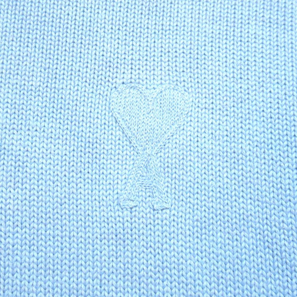 AMI Ami AMI PARIS Heart Embroidery Wool Sweater Textile Tops UKS008016 DUTY FREE for USA Size ONE SIZE - 4 Thumbnail