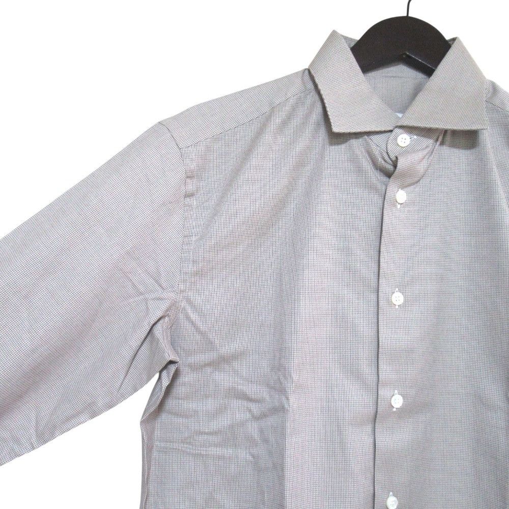 Other Other Brioni Cotton Long Sleeve Shirt Textile Dress Shirt DUTY FREE for USA Size ONE SIZE - 3 Thumbnail