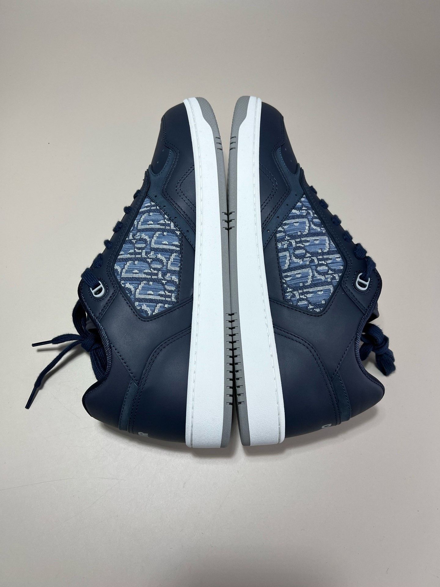 Dior DIOR B27 Monogram Logo Blue Sneakers Size US 12 / EU 45 - 4 Thumbnail