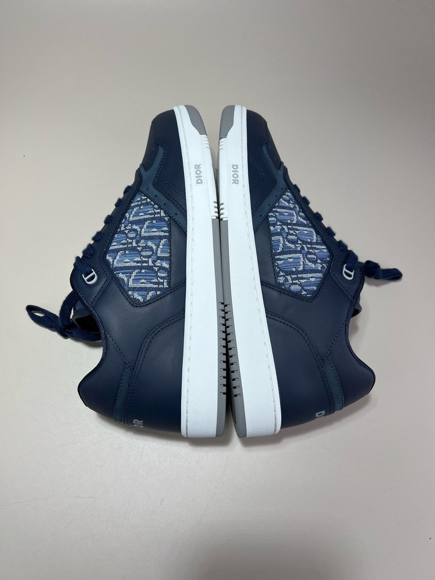 Dior DIOR B27 Monogram Logo Blue Sneakers Size US 12 / EU 45 - 5 Thumbnail