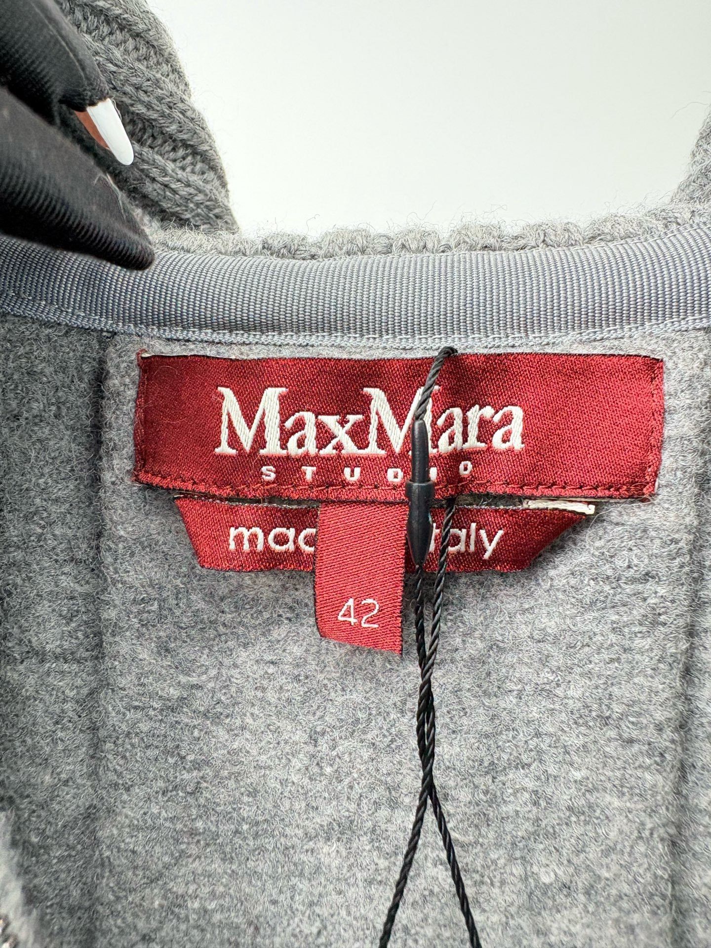 Max Mara MAXMARA Wool Knit Sweater Coat Size M / US 6-8 / IT 42-44 - 4 Thumbnail