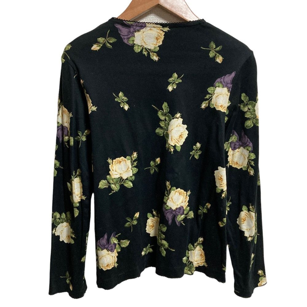 Other Other PINK HOUSE Floral Print Long Sleeve Shirt Skirt Textile Tops DUTY FREE for USA Size ONE SIZE - 5 Thumbnail