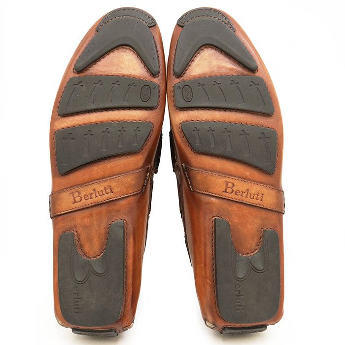 Berluti Berluti Berluti Calligraphy Leather Loafers Leather Shoes DUTY FREE for USA Size ONE SIZE - 17 Thumbnail