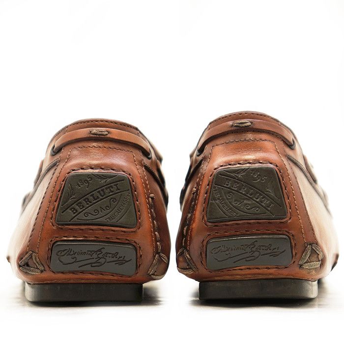 Berluti Berluti Berluti Calligraphy Leather Loafers Leather Shoes DUTY FREE for USA Size ONE SIZE - 5 Thumbnail