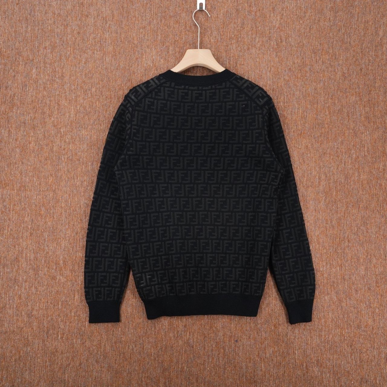Fendi FENDI Subtle FF Logo Wool Sweater Size US M / EU 48-50 / 2 - 2 Thumbnail