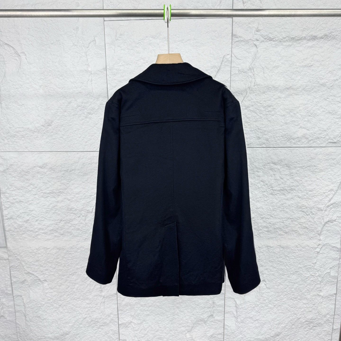 Dior Dior Black Double-Breasted Lapel Coat Size US M / EU 48-50 / 2 - 2 Thumbnail