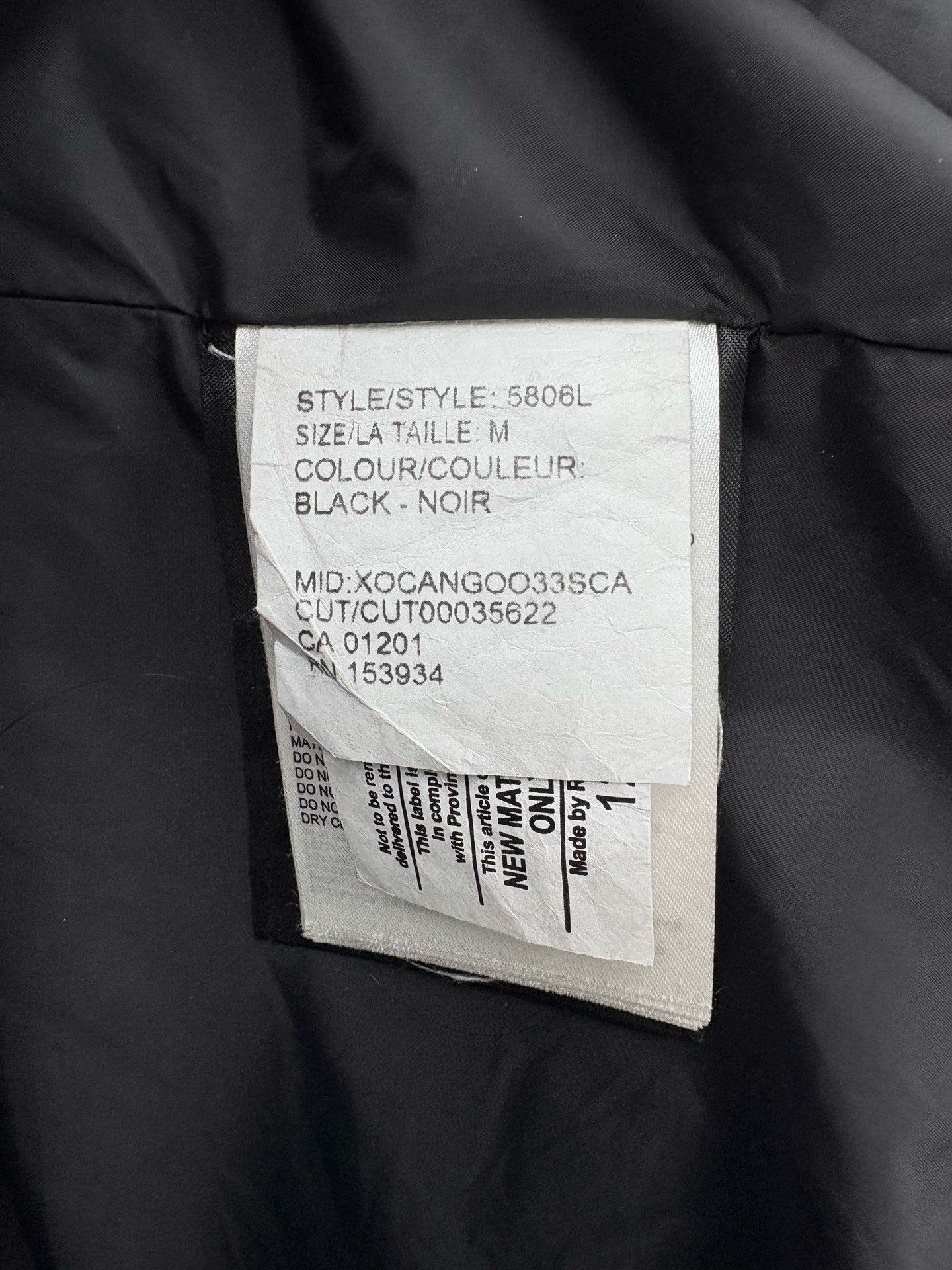 Canada Goose Canada Goose Gabriola Black Down Jacket M Size M / US 6-8 / IT 42-44 - 5 Thumbnail