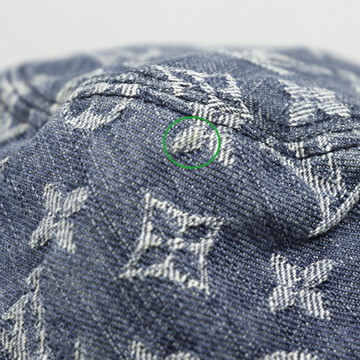 Louis Vuitton Louis Vuitton Louis Vuitton Monogram Denim Bucket Hat Textile Hats DUTY FREE for USA Size ONE SIZE - 7 Thumbnail