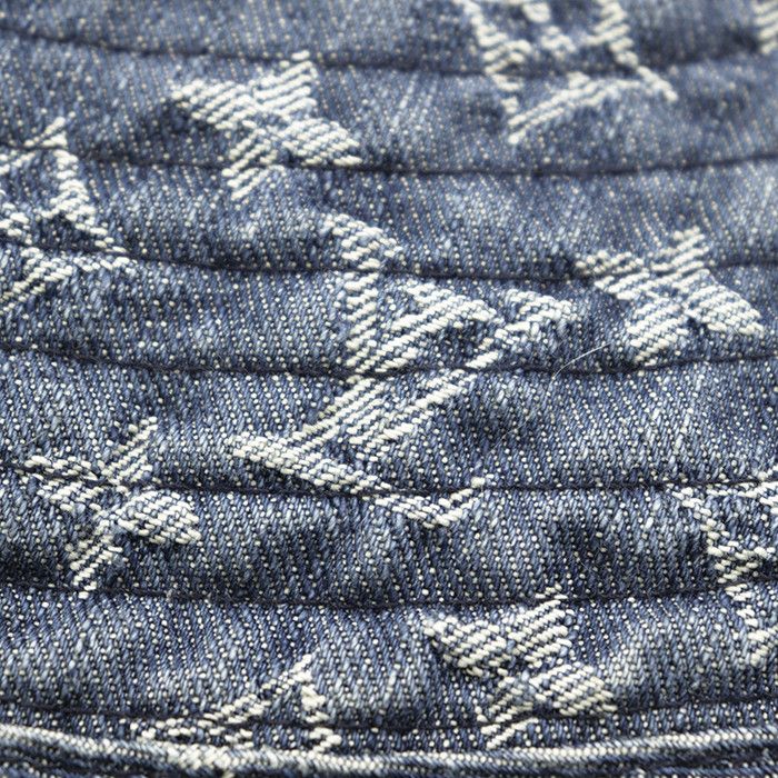 Louis Vuitton Louis Vuitton Louis Vuitton Monogram Denim Bucket Hat Textile Hats DUTY FREE for USA Size ONE SIZE - 2 Thumbnail