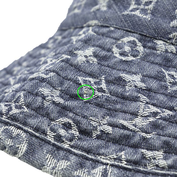 Louis Vuitton Louis Vuitton Louis Vuitton Monogram Denim Bucket Hat Textile Hats DUTY FREE for USA Size ONE SIZE - 6 Thumbnail