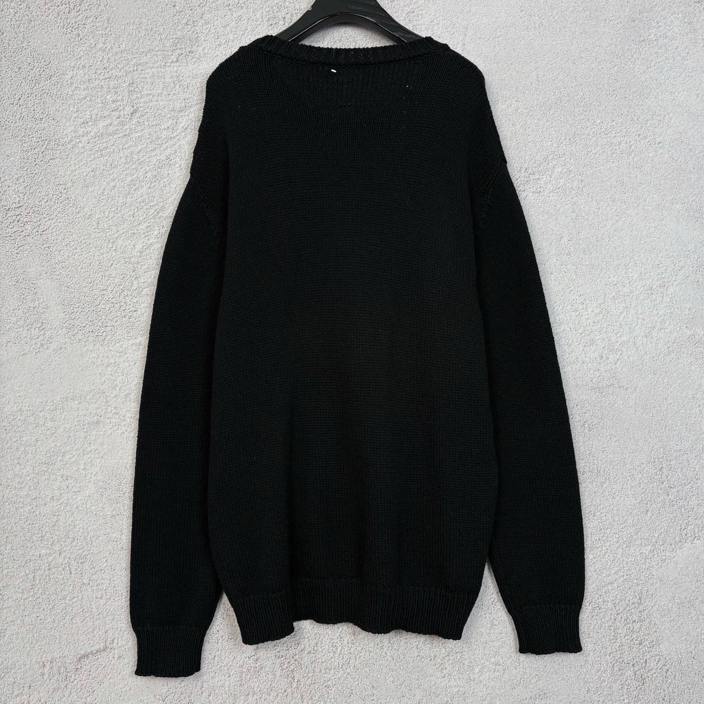 Balmain Balmain Men's Oversized Letter Chunky Sweater Size US XL / EU 56 / 4 - 2 Thumbnail