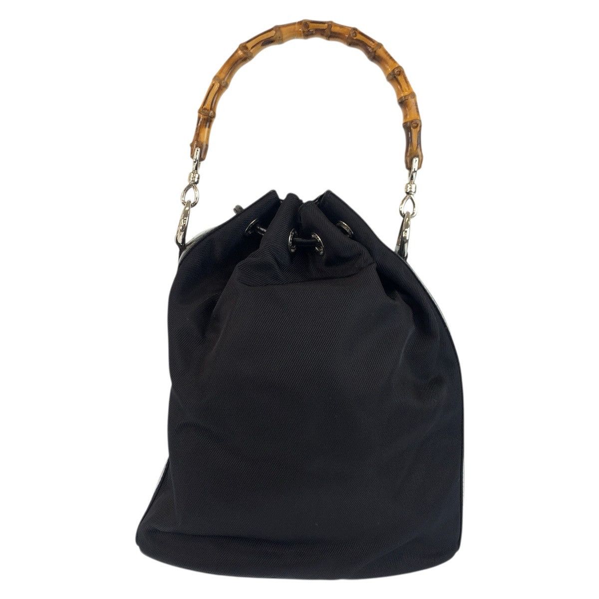 Gucci Gucci Gucci Bamboo nylon leather 2way bag Textile Handbag 001240416570 DUTY FREE for USA Size ONE SIZE - 2 Thumbnail